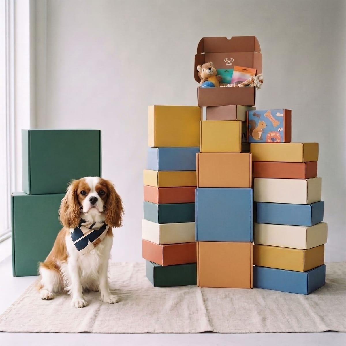 Préparation de box par abonnement dans l’atelier kitting