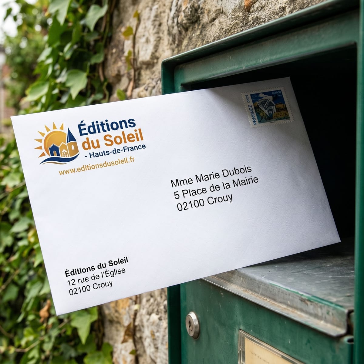 Impression de logo entreprise sur enveloppes professionnelles