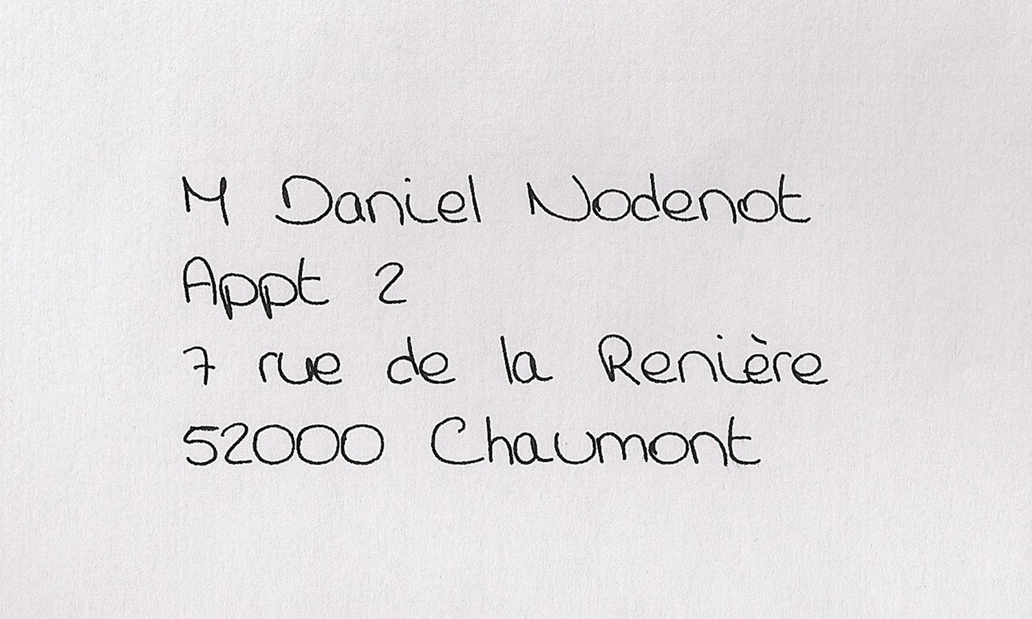 Exemple de style d'écriture manuscrite personnalisée avec le caractères Lea