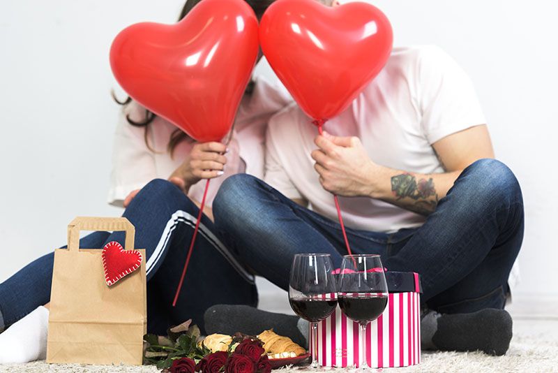 La Saint Valentin et la carte spécial amoureux