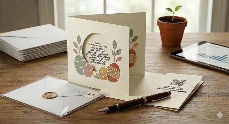 Pâques 2026 Publipostage Créatif